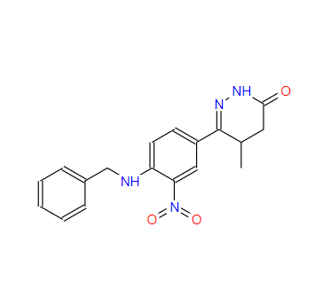 6-(4-苄基氨基-3-硝基苯基)-5-甲基-2,3,4,5-四氢哒嗪-3-酮