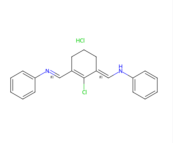 N-((E)-(2-氯-3-((E)-(苯基亚氨基)甲基)环己-2-烯-1-亚基)甲基)苯胺盐酸盐