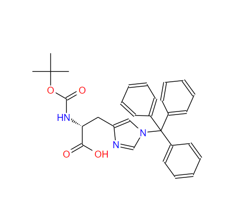 393568-74-6 N-[叔丁氧羰基]-1-(三苯甲基)-D-组氨酸