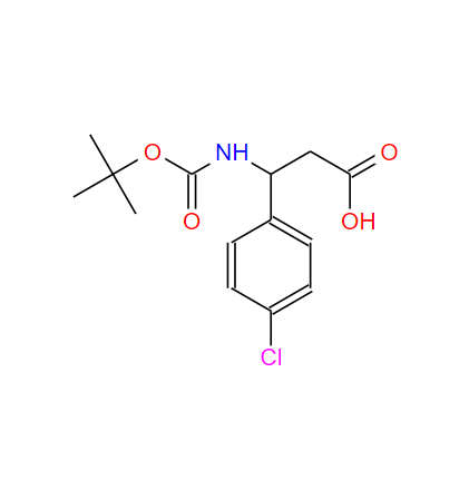 284493-65-8 Boc-DL-3-氨基-3-(4-氯苯基)丙酸