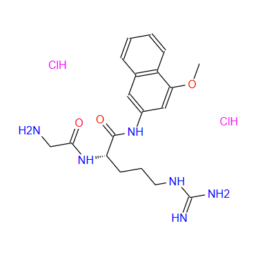 100940-56-5；甘氨酰-精氨酰-4-甲氧基-Β-萘胺盐酸；GLY-ARG 4-METHOXY-BETA-NAPHTHYLAMIDE DIHYDROCHLORIDE；