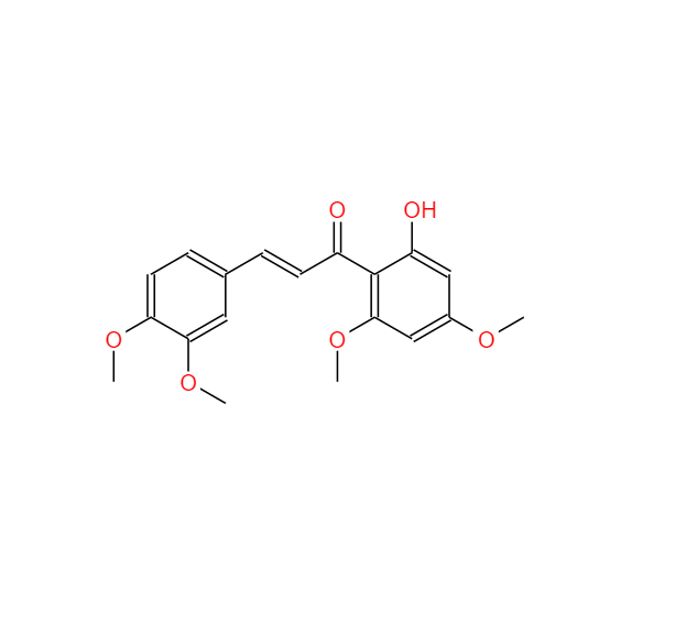 2'-HYDROXY-3,4,4',6'-TETRAMETHOXYCHALCONE