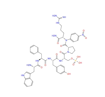 H-Trp-Phe-Tyr-Ser(PO3H2)-Pro-Arg-pNA 202739-41-1