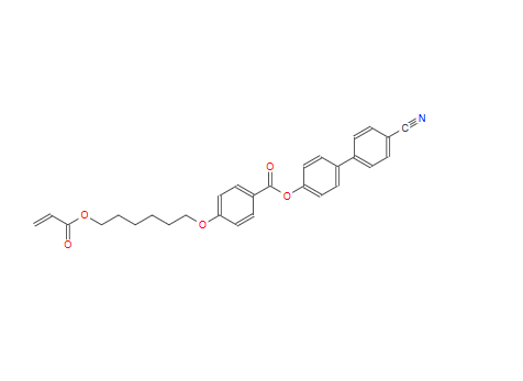 130166-92-6;4[4[6-Acryloxyhex-1-yl)oxyphenyl]carboxy-biphenyl-4′-carbonitrile