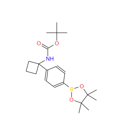 1032528-06-5 1-(4-(4,4,5,5-四甲基-1,3,2-二氧硼戊环-2-基)苯基)环丁基氨基甲酸叔丁酯