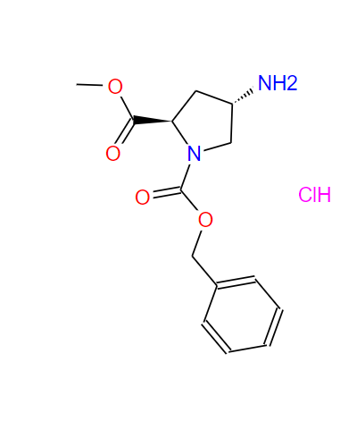 489446-77-7 (2R,4S)-N1-CBZ-4-氨基吡咯烷-2-羧酸甲酯盐酸盐