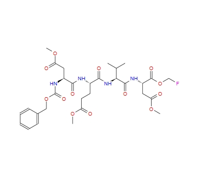 N-苄氧羰基-L-ALPHA-天冬氨酰-L-ALPHA-谷氨酰-N-[(1S)-3-氟-1-(2-甲氧基-2-氧代乙基)-2-氧代丙基]-L-缬氨酰胺 1,2-二甲酯 210344-95-9