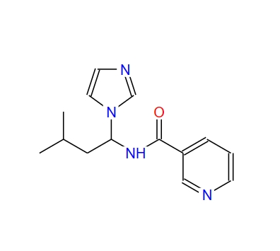 N-(1-Imidazol-1-yl-3-methyl-butyl)-nicotinamide 160821-11-4