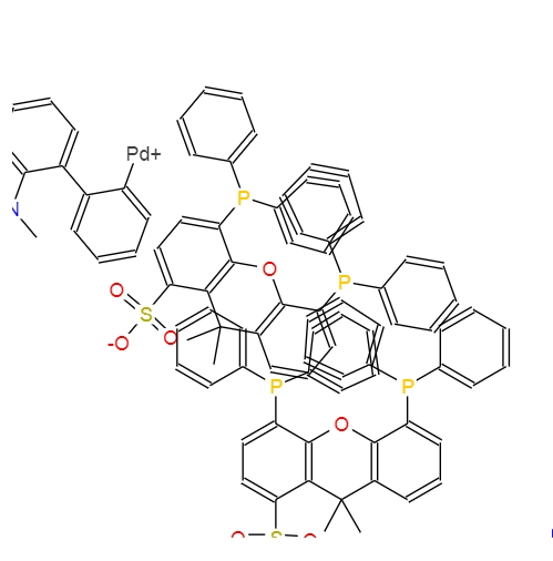 1621274-19-8；甲磺酸(4,5-双二苯基膦-9,9-二甲基氧杂蒽)(2'-甲胺基-1,1'-联苯-2-基)钯(II)