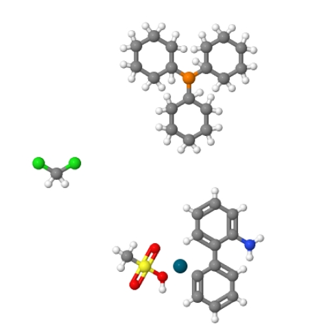 1445086-12-3；烷磺酸(三环己基膦)(2-氨基-1,1'-联苯-2-基)钯(II)