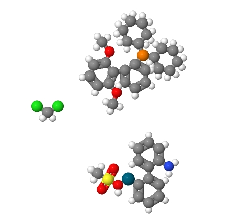 1445085-82-4；甲磺酸(2-二环己基膦-2',6'-二甲氧基-1,1'-联苯基)(2'-氨基-1,1'-联苯-3-基)钯(II)
