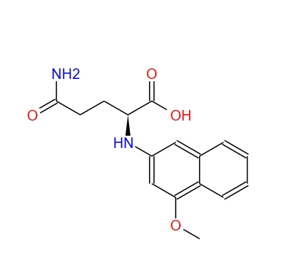 N-(4-甲氧基-2-萘基)-L-谷氨酰胺 24723-50-0