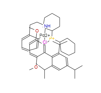 1148148-01-9；氯(2-二环己基膦基-3,6-二甲氧基-2',4',6'-三异丙基-1,1'-联苯)[2-(2-氨基乙基苯基)]钯(II)