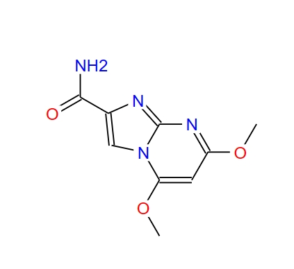 5,7-dimethoxyimidazo<1,2-a>pyrimidine-2-carboxamide 156756-52-4