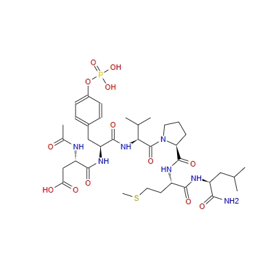 Ac-Asp-Tyr(PO3H2)-Val-Pro-Met-Leu-NH2 157382-69-9