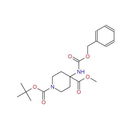 1-BOC-4-(CBZ-氨基)哌啶-4-甲酸甲酯