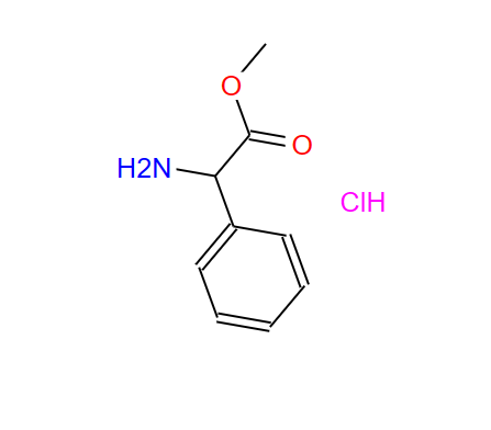 15028-40-7；2-氨基-2-苯基乙酸甲酯盐酸盐；methyl 2-amino-2-phenylacetate hydrochloride