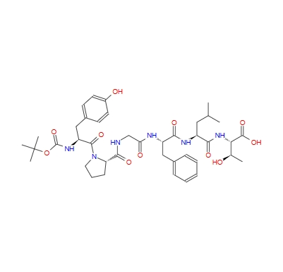 Boc-Tyr-Pro-Gly-Phe-Leu-Thr-OH 141261-96-3