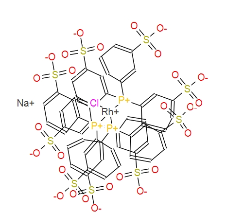 109584-77-2；氯三[(3,3′,3″-次膦基三(苯磺酸基)]铑(I) 九钠盐 水合物