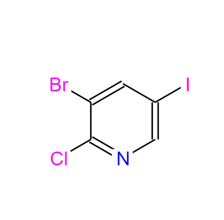 3-溴-2-氯-5-碘吡啶