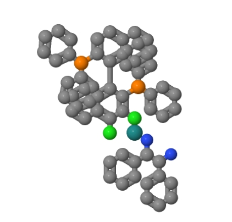 329736-05-2；二氯[(S)-(-)-2,2′-双(二苯基膦)-1,1′-联萘基][(1S,2S)-(-)-1,2-二苯基乙二胺]钌(II)