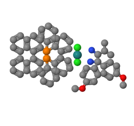 329735-86-6；二氯化[(R)-(+)-2,2-双(二苯基膦基)-1,1双萘基][(2R)()-1,1-双(4-甲氧苯基)-3-甲基-1,2-丁二胺]铷(Ⅱ)