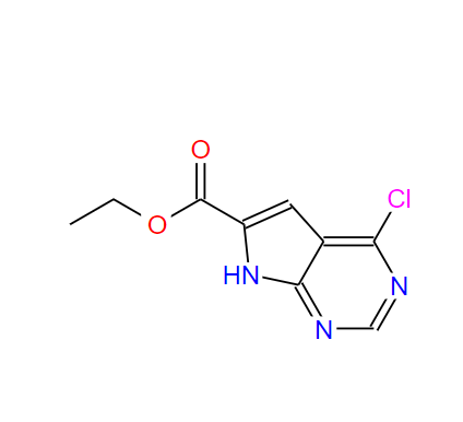 187725-00-4 4-氯-7H-吡咯并[2,3-D]嘧啶-6-甲酸乙酯