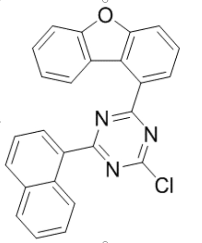 2-氯-4-（1-二苯并呋喃基）-6-（1-萘）-1,3,5-三嗪2417986-80-0