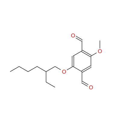 203251-22-3；2,5-二醛基-1-甲氧基-4-(2-乙基己氧基)苯；2-Methoxy-5-(2'-ethylhexyloxy)terephthalaldehyde