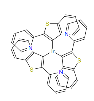 405289-74-9；FAC-IR(BTPY)3；fac-Tris[2-(benzo[b]thiophen-2-yl)pyridinato-C3,N]iridium(III)