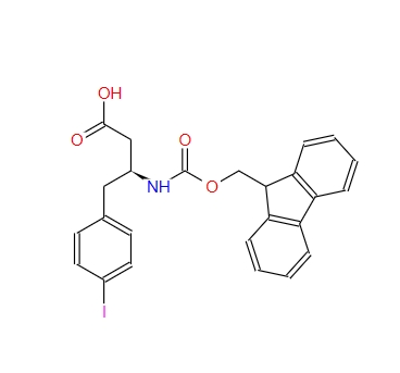 Fmoc-S-3-氨基-4-(4-碘苯基)-丁酸 270065-72-0