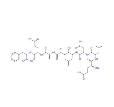 H-Glu-Leu-Asp-[(2R,4S,5S)-5-amino-4-hydroxy-2,7-dimethyl-octanoyl]-Ala-Glu-Phe-OH 1349991-28-1