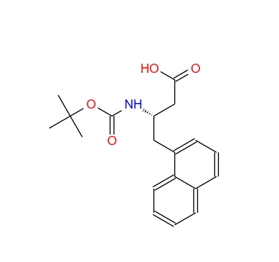 (S)-3-((叔丁氧羰基)氨基)-4-(萘-1-基)丁酸 219297-09-3