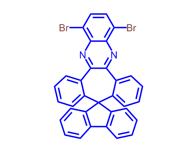 7-bromospiro[dibenzo[3,4:6,7]cyclohepta[1,2-b]quinoxaline-10,9'-fluorene]
