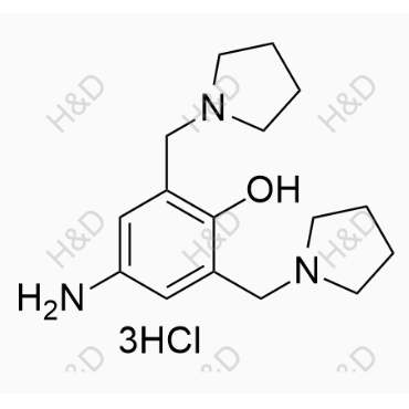 咯萘啶杂质11(三盐酸盐)