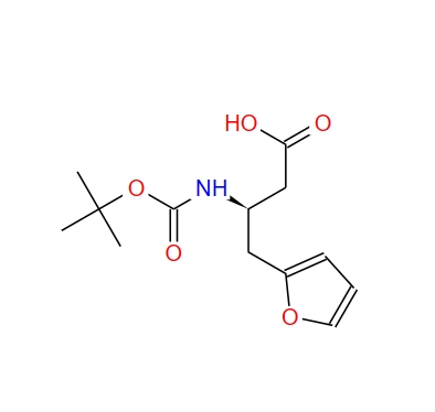 N-叔丁氧羰基-(R)-3-氨基-4-(2-呋喃基)丁酸 270596-33-3