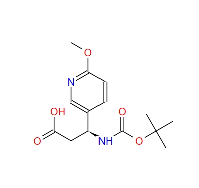 N-Boc-S-3-氨基-3-(6-甲氧基-3-吡啶基)丙酸 1217755-81-1