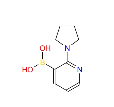 (2-(吡咯烷-1-基)吡啶-3-基)硼酸 1257648-75-1