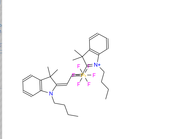 113352-41-3；1-丁基-2-[3-(1-丁基-1,3-二氫-3,3-二甲基-2H-吲哚-2-亞基)-1-丙烯-1-基]-3,3-二甲基-3H-吲哚六氟磷酸鹽