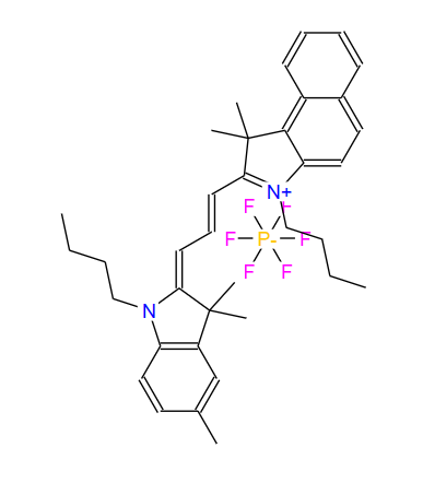 354540-18-4 ；3-丁基-2-[3-(1-丁基-1,3-二氫-3,3,5-三甲基-2H-吲哚-2-亞基)-1-丙烯-1-基]-1,1-二甲基-1H-苯並[E]吲哚六氟磷酸鹽