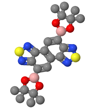 5,10-双(4,4,5,5-四甲基-1,3,2-二氧杂环戊硼烷-2-基)萘并[1,2-C:5,6-C']双([1,2,5]噻二唑)