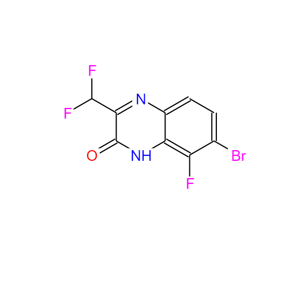 7-溴-3-(二氟甲基)-8-氟喹喔啉-2(1H)-酮