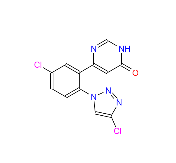 6-(5-氯-2-(4-氯-1H-1,2,3-三唑-1-基)苯基)嘧啶-4-醇