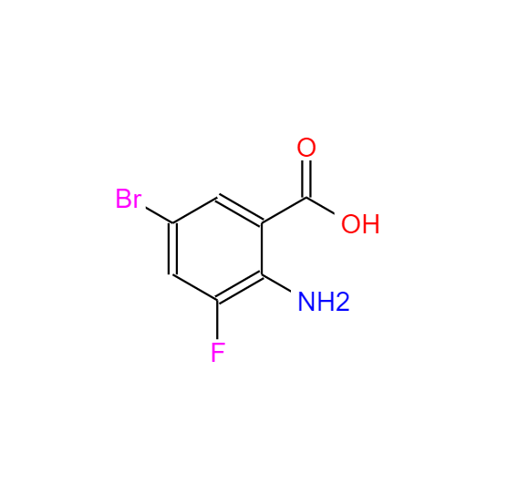 2-氨基-5-溴-3-氟苯甲酸