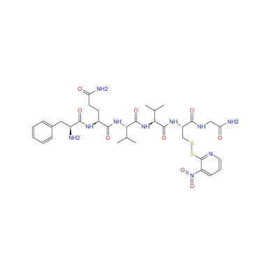 H-Phe-Gln-Val-Val-Cys(NPys)-Gly-NH2 128102-74-9