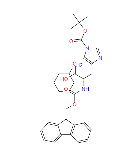 210820-99-8 1-[叔丁氧羰基]-N-[芴甲氧羰基]-L-组氨酸环己基铵盐