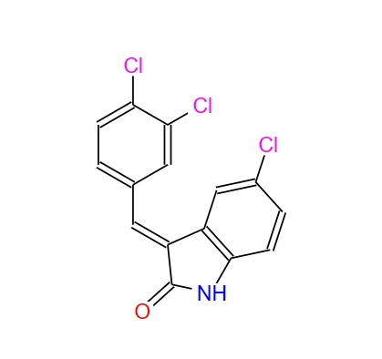 5-chloro-3-(3,4-dichlorobenzylidene)-oxindole 114727-44-5