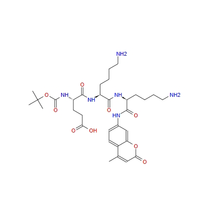 Boc-Glu-Lys-Lys-AMC acetate salt 73554-85-5