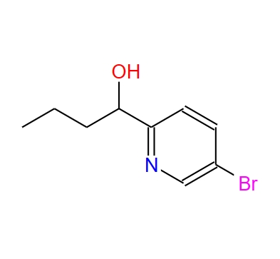 1-(5-bromo-pyridin-2-yl)-butan-1-ol 823806-43-5