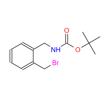 220364-33-0;2-(BOC-氨甲基)苄溴;tert-Butyl 2-(broMoMethyl)benzylcarbaMate